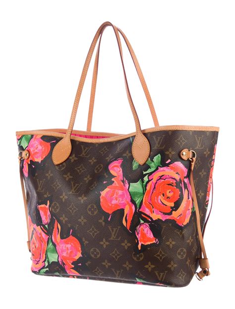 louis vuitton neverfull roses|Louis Vuitton Neverfull luggage.